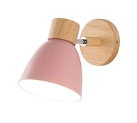 KCHSRKHXC Wall Lamp, Nordic Minimalist Bedroom Lights Fixtures, E26 Screw Living Room Background Mounted Light, Corridor Balcony Lanterns, Bedside Reading Lighting, for Study
