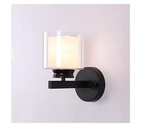 KCHSRKHXC Wall lamp, Postmodern Bedroom Bedside LED Wall Lamps - Glass Wall Lights Indoor Aisle Stair Lighting Decoration Salon,Pendant Lighting Ceiling Chandelier