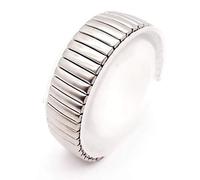 KCHSRKHXC watch strap 12 14 16 18 20 22mm stretch expansion stainless steel parts band silver metal bracelets accessories bracelet
