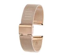 KCHSRKHXC watch strap 12mm/14mm/16mm/18mm/20mm/22mm/24mm stainless steel watch strap straight end bracelet mesh buckle watch band