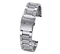 KCHSRKHXC Watch Strap 12mm 14mm 16mm 18mm 20mm 22mm 24mm Width Stainless Steel Folding Clasp Accessory Tool