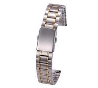 KCHSRKHXC Watch Strap 12mm 14mm 16mm 18mm 20mm 22mm 24mm Width Stainless Steel Folding Clasp Accessory Tool