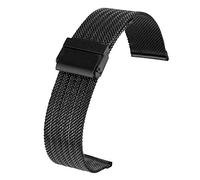 KCHSRKHXC watch strap, 18/20/22/24 mm hook buckle mesh stainless steel watch straps watch bands replacement strap bracelet