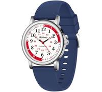 Kchss Nurse Watch Medical Students Watch Nursing Silver Blue Analog Waterproof