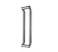 KCIOQLS Double-Sided Gate Handle Grip Bar, Round Door Pulls, Easy Installation, Sturdy Load-Bearing, Easy to Clean, for Bathrooms, Banks, Offices, Shopping Malls(Black Titanium Gold,120cm/47.2in)
