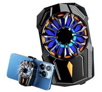 KCJDCDG Mobile Phone Cooler, Phone Cooler for Gaming, Mute Phone Cooling Fan, Portable Radiator Gaming Fast Cooler Mobile Phone Cooling Quiet Fan for iPhone Android Smartphone