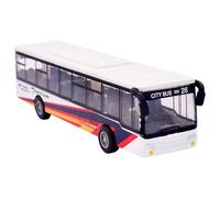 KCJDCDG Toy Bus Alloy Diecast Pull Back Bus Toy Vehicles Metal Cars Model Mini Bus Model Pull Back Bus Vehicles Car toy City Bus toy Blue Bus Model Blue Car toy Gifts for Boys Girls Kids-White