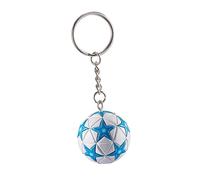 KCKEYS Soccer ball keychain,Backpack charm Pendant Blue Stars keychains, Football Key Chains for Man‘s,Sports Soccer key chain