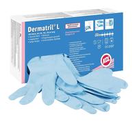 KCL 074107081C Dermatril Disposable Gloves, Size 7, Chemical Resistant