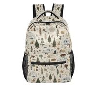 Kcldeci Backpack for Boys Girls,Camping Adventure Nature Kids School Bookbag Casual Daypack for Elementary Middle School Students, Travel & Outdoor M