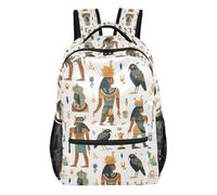 Kcldeci Backpack for Boys Girls,Cartoon Ancient Egyptian Kids School Bookbag Casual Daypack for Elementary Middle School Students, Travel & Outdoor M