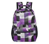 Kcldeci Backpack for Boys Girls,Modern Geometric Kids School Bookbag Casual Daypack for Elementary Middle School Students, Travel & Outdoor M
