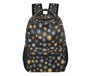 Kcldeci Backpack for Boys Girls,Snowflakes and Stars Kids School Bookbag Casual Daypack for Elementary Middle School Students, Travel & Outdoor M