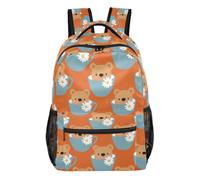 Kcldeci Backpack for Boys Girls, Teddy Bears Teacups Kids School Bookbag Casual Daypack for Elementary Middle School Students, Travel & Outdoor S