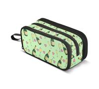 Kcldeci Bottles of Champagne Hearts Pencil Case Large Capacity Pencil Pouch Pen Bag for Office School Teen Girl Boy Men Women Adult