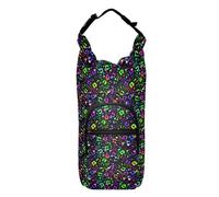 Kcldeci Bright Rainbow Handprints Water Bottle Holder with Strap Carrier Sling Bag with Phone Pocket Water Bottle Sleeve for Men Women Hiking Camping Travelling