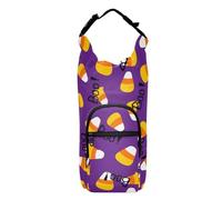 Kcldeci Cartoon Halloween Sugar Monsters Water Bottle Holder with Strap Carrier Sling Bag with Phone Pocket Water Bottle Sleeve for Men Women Hiking Camping Travelling