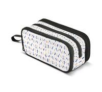 Kcldeci Chess Piece Pattern with Queen King Rook Pencil Case Large Capacity Pencil Pouch Pen Bag for Office School Teen Girl Boy Men Women Adult