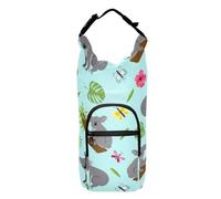 Kcldeci Cute Koala Australian Water Bottle Holder with Strap Carrier Sling Bag with Phone Pocket Water Bottle Sleeve for Men Women Hiking Camping Travelling