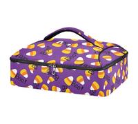 Kcldeci Insulated Thermal Food Carrier Insulated Casserole Carrier for Hot or Cold Food,Cartoon Halloween Sugar Monsters Insulated Tote Bag for Potluck Cookouts Parties Picnic,Lasagna Lugger