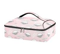 Kcldeci Insulated Thermal Food Carrier Insulated Casserole Carrier for Hot or Cold Food,Little Lamb Sheep Insulated Tote Bag for Potluck Cookouts Parties Picnic,Lasagna Lugger