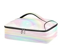 Kcldeci Insulated Thermal Food Carrier Insulated Casserole Carrier for Hot or Cold Food,Rainbow Unicorn Insulated Tote Bag for Potluck Cookouts Parties Picnic,Lasagna Lugger
