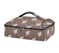 Kcldeci Insulated Thermal Food Carrier Insulated Casserole Carrier for Hot or Cold Food,Tropical Stingray Insulated Tote Bag for Potluck Cookouts Parties Picnic,Lasagna Lugger
