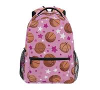 Kcldeci Kids Backpack for Boys Girls Elementary School Backpacks Basketball and Star Boys Children Bookbags Primary Kindergarten Backpack M