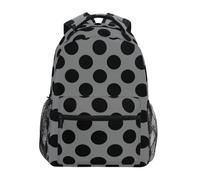 Kcldeci Kids Backpack for Boys Girls Elementary School Backpacks Black Gray Dot Boys Children Bookbags Primary Kindergarten Backpack S