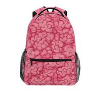 Kcldeci Kids Backpack for Boys Girls Elementary School Backpacks Cartoon Brains Boys Children Bookbags Primary Kindergarten Backpack M