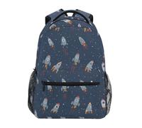 Kcldeci Kids Backpack for Boys Girls Elementary School Backpacks Cartoon Twilight Rockets Boys Children Bookbags Primary Kindergarten Backpack S