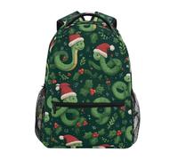 Kcldeci Kids Backpack for Boys Girls Elementary School Backpacks Christmas Snakes Boys Children Bookbags Primary Kindergarten Backpack S
