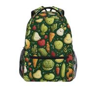 Kcldeci Kids Backpack for Boys Girls Elementary School Backpacks Cute Fruit and Vegetables Boys Children Bookbags Primary Kindergarten Backpack S