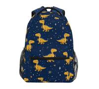 Kcldeci Kids Backpack for Boys Girls Elementary School Backpacks Dinosaur in The Space Boys Children Bookbags Primary Kindergarten Backpack M