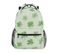 Kcldeci Kids Backpack for Boys Girls Elementary School Backpacks Four Leaf Clover Boys Children Bookbags Primary Kindergarten Backpack S