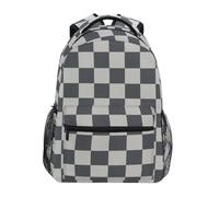 Kcldeci Kids Backpack for Boys Girls Elementary School Backpacks Gray Plaid Boys Children Bookbags Primary Kindergarten Backpack S