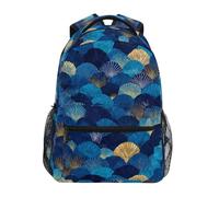 Kcldeci Kids Backpack for Boys Girls Elementary School Backpacks Scallop Shells Mermaid Tail Boys Children Bookbags Primary Kindergarten Backpack S