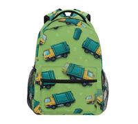 Kcldeci Kids Backpack for Boys Girls Elementary School Backpacks Trash Can Garbage Truck Boys Children Bookbags Primary Kindergarten Backpack S