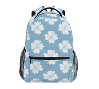 Kcldeci Kids Backpack for Boys Girls Elementary School Backpacks White Four Leaf Clover Boys Children Bookbags Primary Kindergarten Backpack S