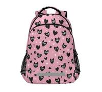 Kcldeci Kids Backpack for Girls Boys Hearts and Eyes School Backpacks Elementary Bookbags School Book Bag Travel Daypack