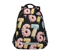Kcldeci Kids Backpack for Girls Boys Ice Cream 67 School Backpacks Elementary Bookbags School Book Bag Travel Daypack