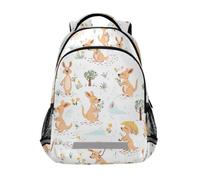 Kcldeci Kids Backpack for Girls Boys Kangaroos in Different Poses School Backpacks Elementary Bookbags School Book Bag Travel Daypack