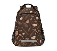 Kcldeci Kids Backpack for Girls Boys Mining Tools and Rocks School Backpacks Elementary Bookbags School Book Bag Travel Daypack