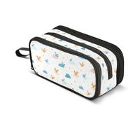 Kcldeci Pencil Case Pen Pouch, Large Pencil Bag with Zipper, Colorful Fly Dragon Stationery Storage and Organizer, School Supplies for Teen and Adult Boys Girls