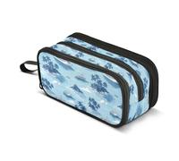Kcldeci Pencil Case Pen Pouch, Large Pencil Bag with Zipper, Cruise Ships Islands Stationery Storage and Organizer, School Supplies for Teen and Adult Boys Girls