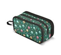 Kcldeci Pencil Case Pen Pouch, Large Pencil Bag with Zipper, Disco Ball Colorful Stationery Storage and Organizer, School Supplies for Teen and Adult Boys Girls