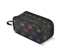 Kcldeci Pencil Case Pen Pouch, Large Pencil Bag with Zipper, Gradient Monster Truck1 Stationery Storage and Organizer, School Supplies for Teen and Adult Boys Girls
