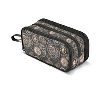 Kcldeci Pencil Case Pen Pouch, Large Pencil Bag with Zipper, Mechanical Clocks Stationery Storage and Organizer, School Supplies for Teen and Adult Boys Girls