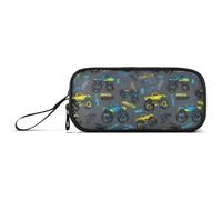 Kcldeci Pencil Case Pen Pouch, Monster Trucks