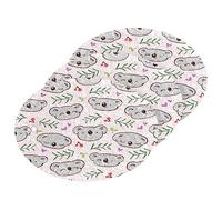 Kcldeci Scrub Sponges, Cartoon Koala Bear Face Non-Scratch Sponges for Dishes Kitchen Sponge Dish Scrubber for Washing Dishes and Cleaning Kitchen 3 Pack